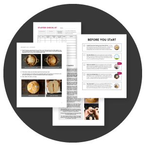 Screenshots of several worksheets and recipes from the course.